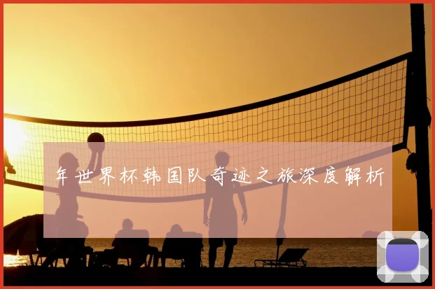年世界杯韩国队奇迹之旅深度解析